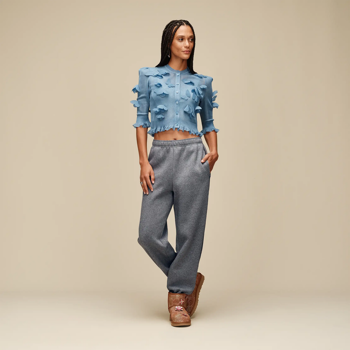 UGG® Classic Sweatpant (Women) - Medium Grey Heather