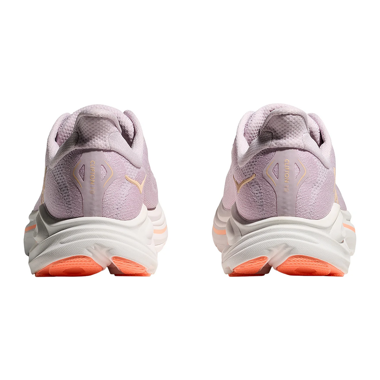 Hoka Clifton 10 Running Shoe (Women) - Lilac Cream/Tangerine Glow