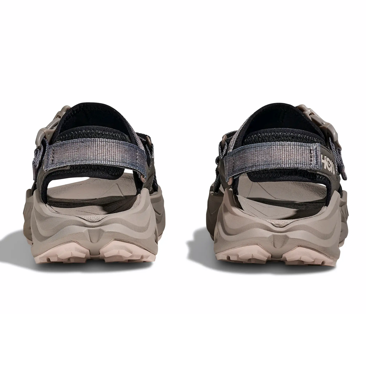 Hoka Infini Hike TC Sandal (Men) - Black/Cement Sandal - Active - The Heel Shoe Fitters