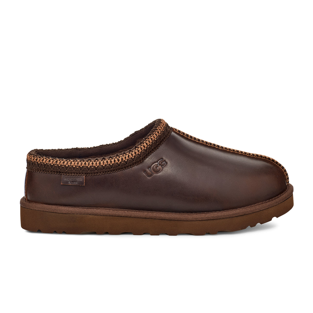 UGG® Tasman Leather Regenerate (Men) - Ironwood Dress-Casual - Slipper - The Heel Shoe Fitters
