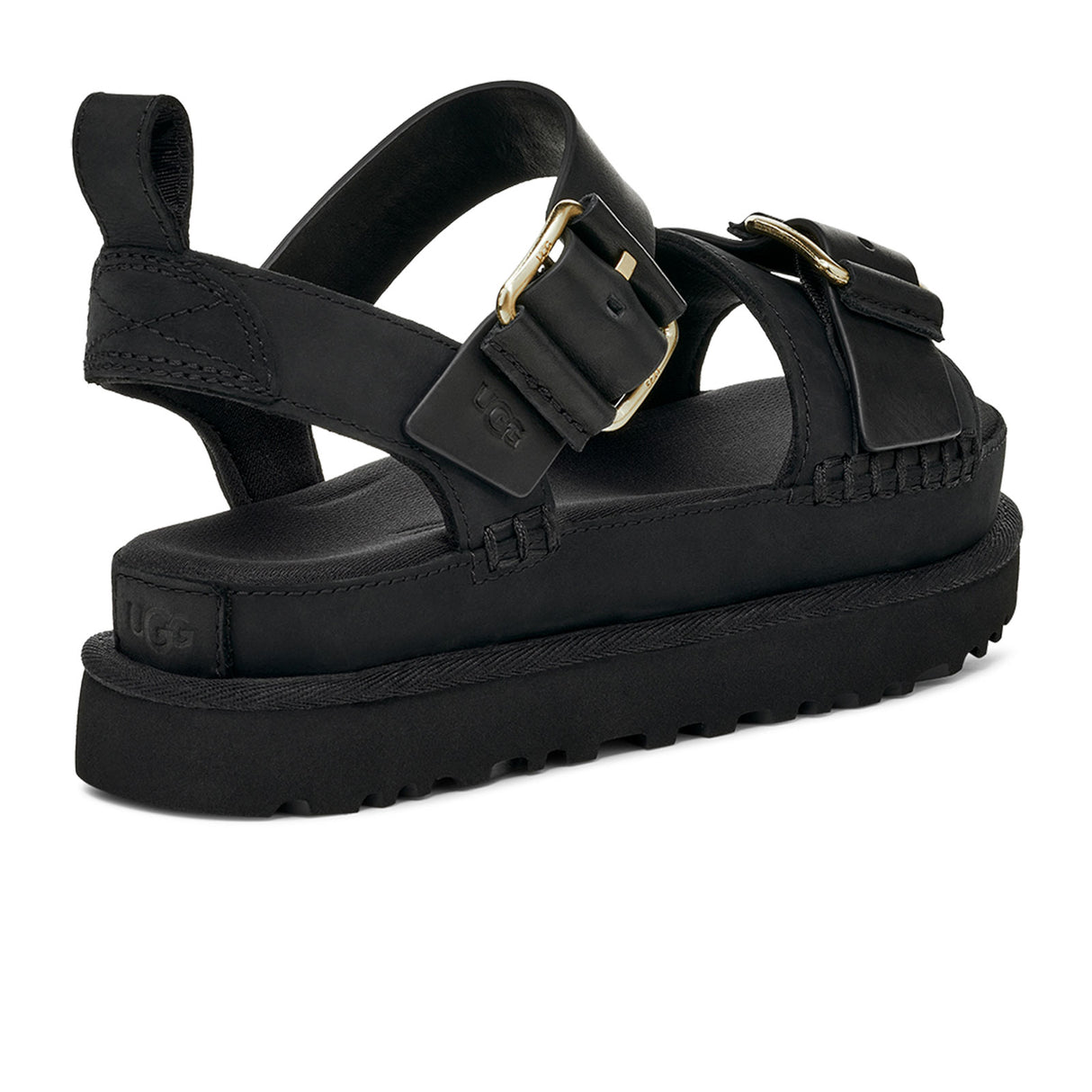 UGG® Goldenstar Villa (Women) - Black Sandal - Backstrap - The Heel Shoe Fitters