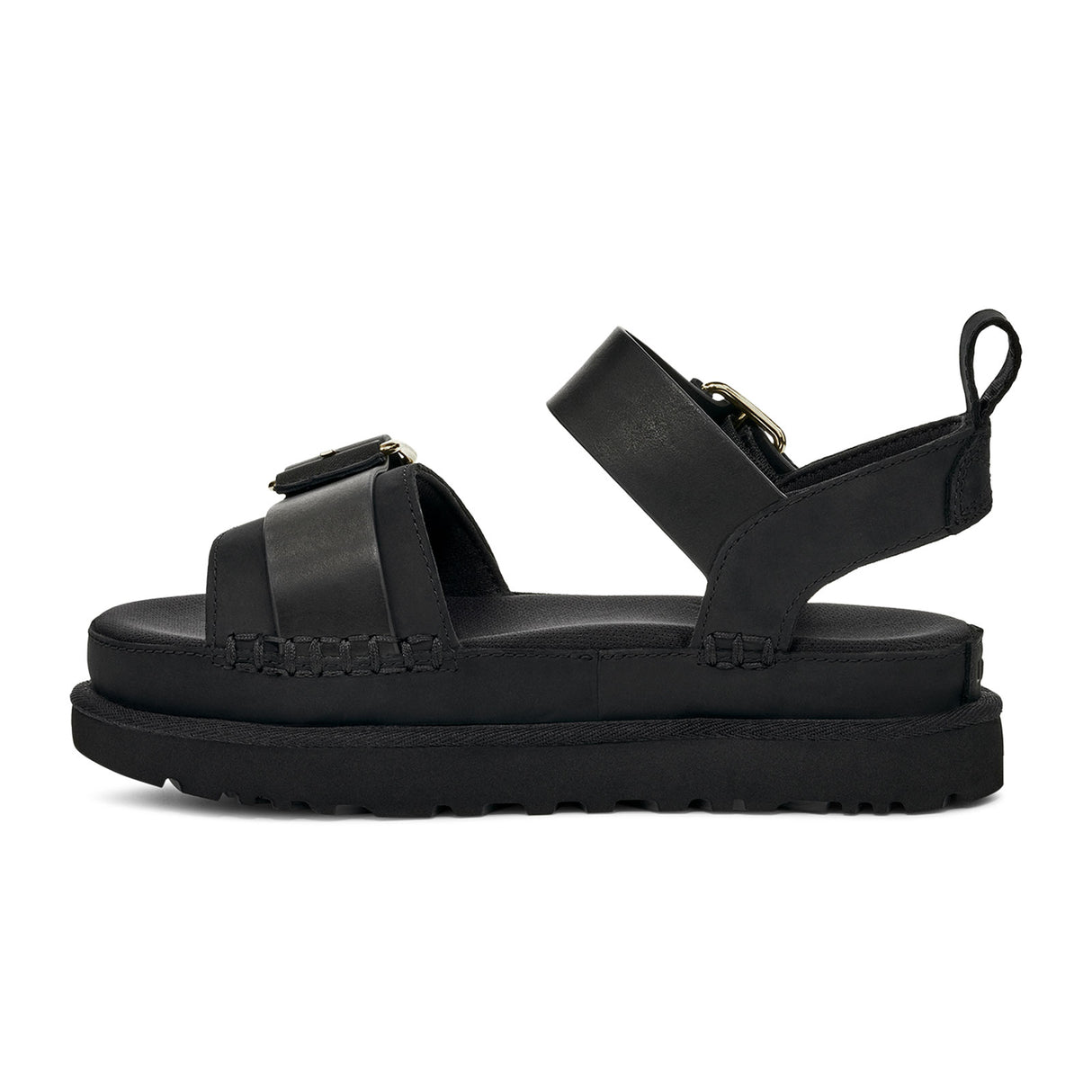 UGG® Goldenstar Villa (Women) - Black Sandal - Backstrap - The Heel Shoe Fitters