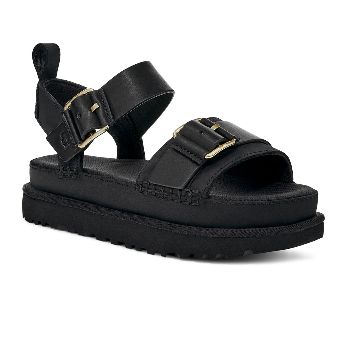 UGG® Goldenstar Villa (Women) - Black Sandal - Backstrap - The Heel Shoe Fitters