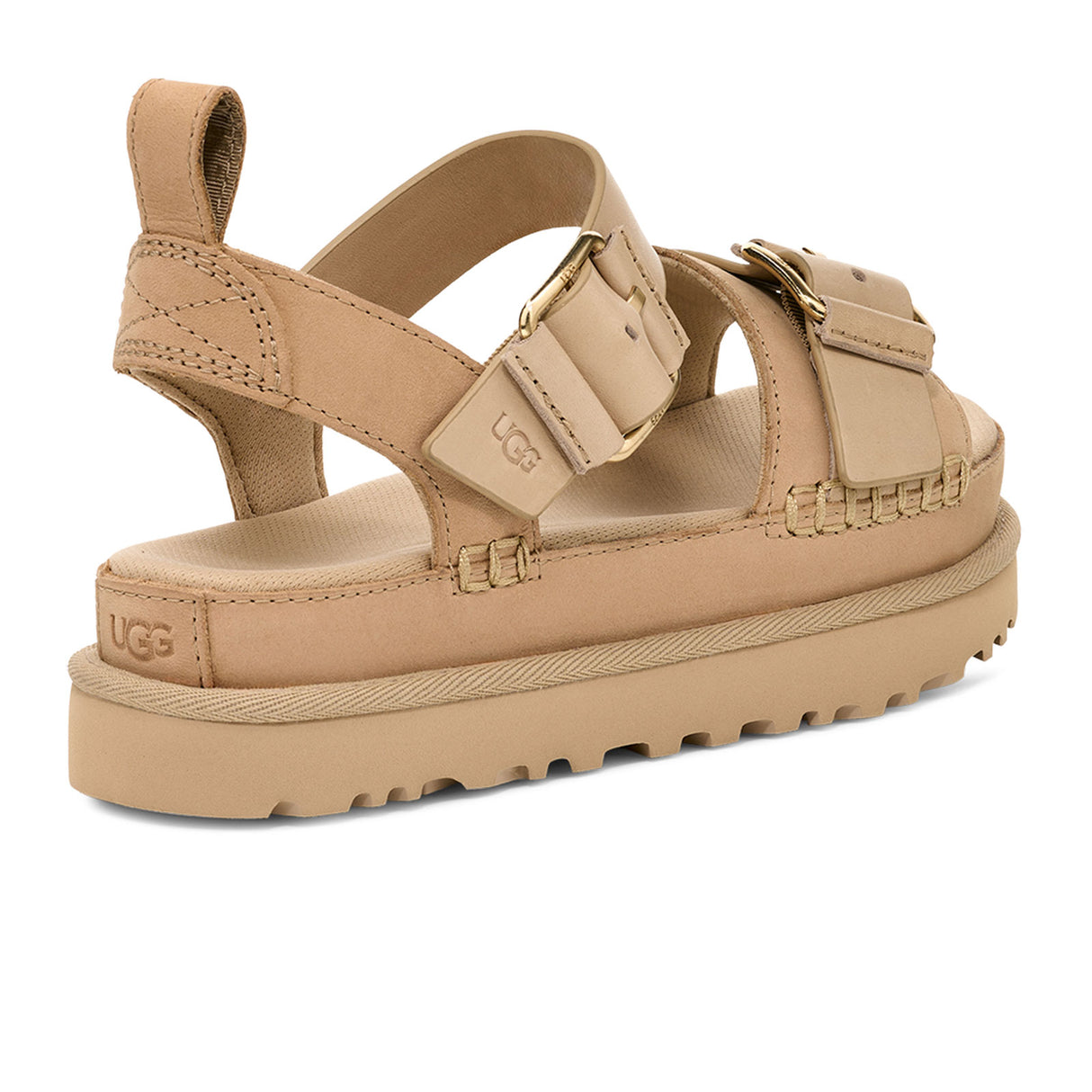 UGG® Goldenstar Villa (Women) - Mustard Seed Sandal - Backstrap - The Heel Shoe Fitters