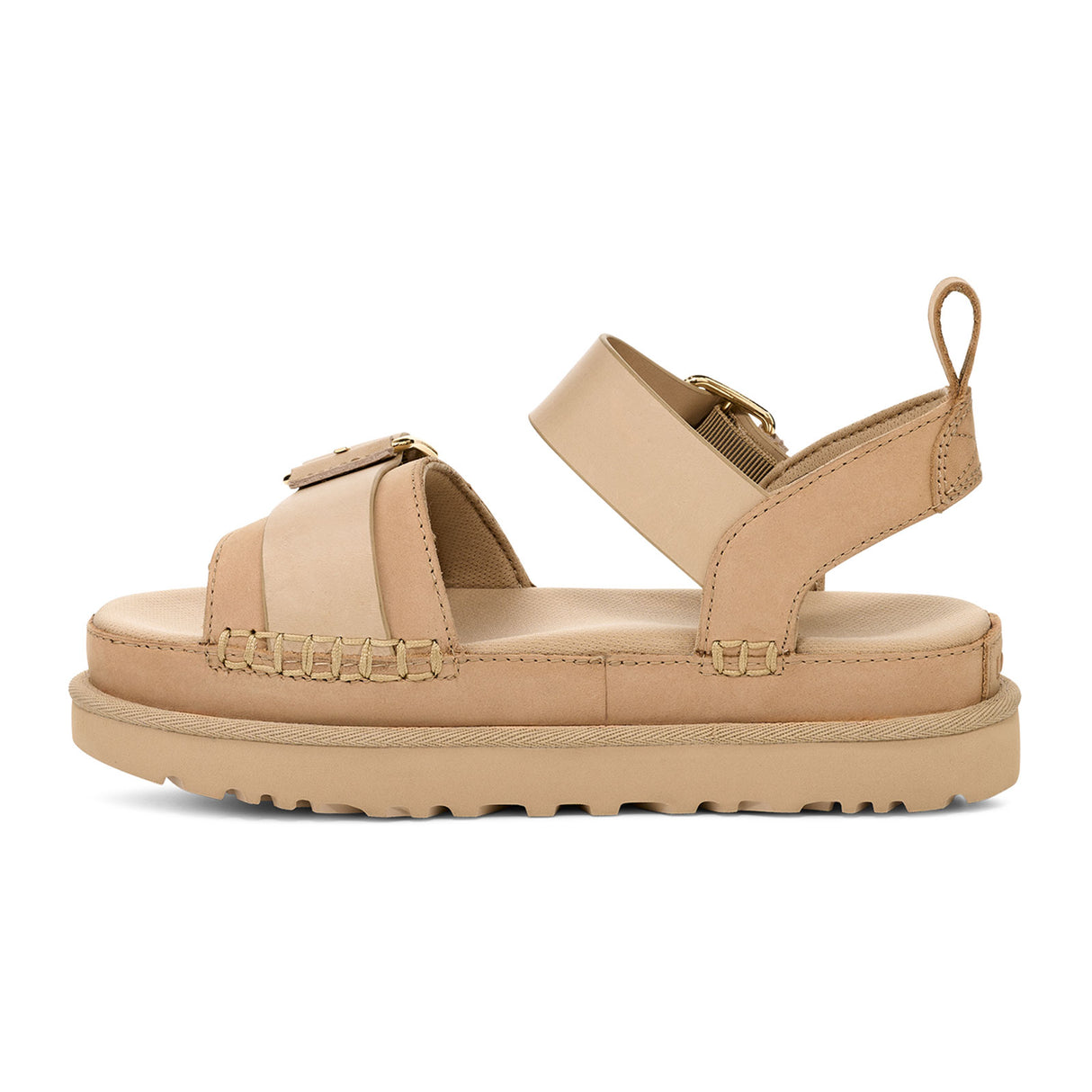 UGG® Goldenstar Villa (Women) - Mustard Seed Sandal - Backstrap - The Heel Shoe Fitters