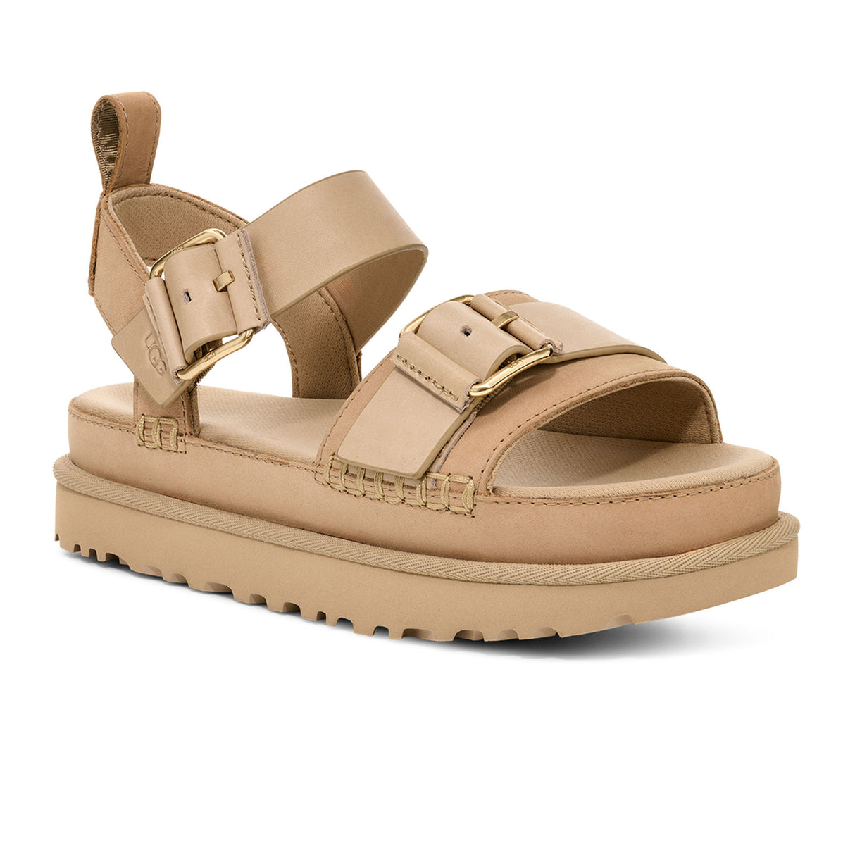 UGG® Goldenstar Villa (Women) - Mustard Seed Sandal - Backstrap - The Heel Shoe Fitters