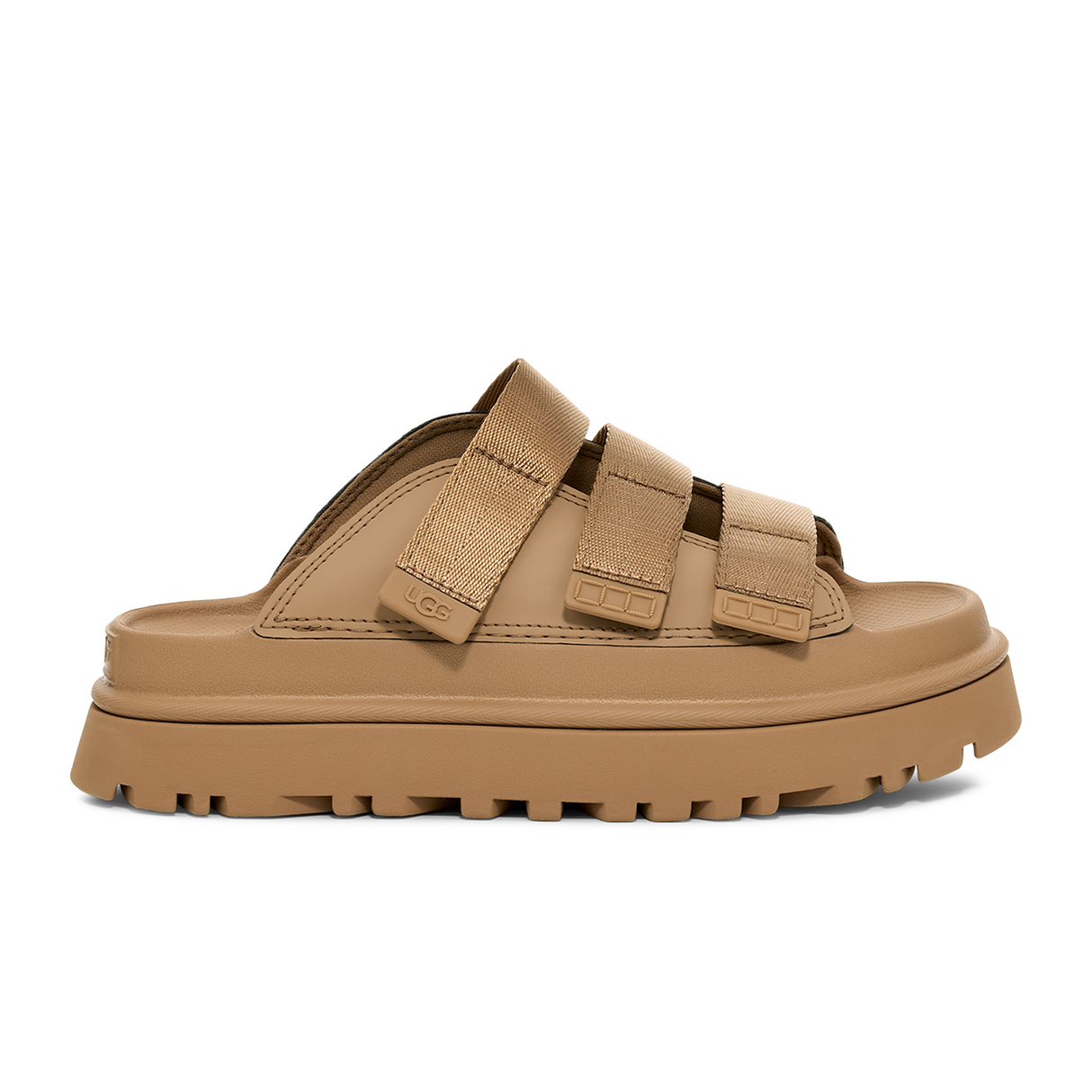 UGG® GoldenGlow Slide (Women) - Dark Sand Sandal - Slide - The Heel Shoe Fitters