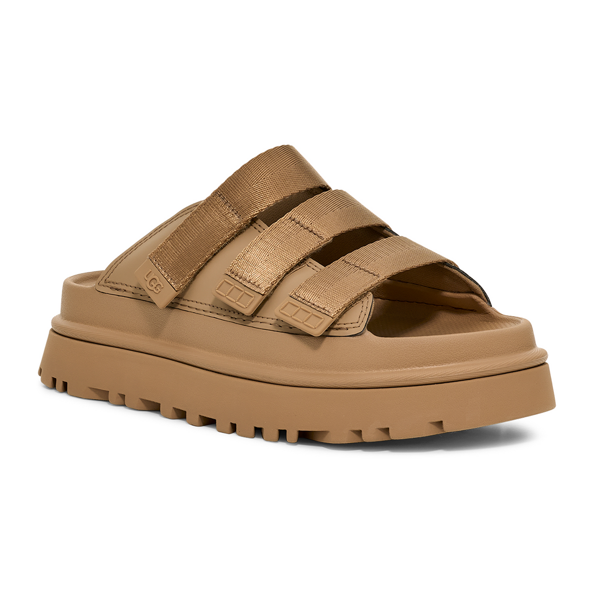 UGG® GoldenGlow Slide (Women) - Dark Sand Sandal - Slide - The Heel Shoe Fitters