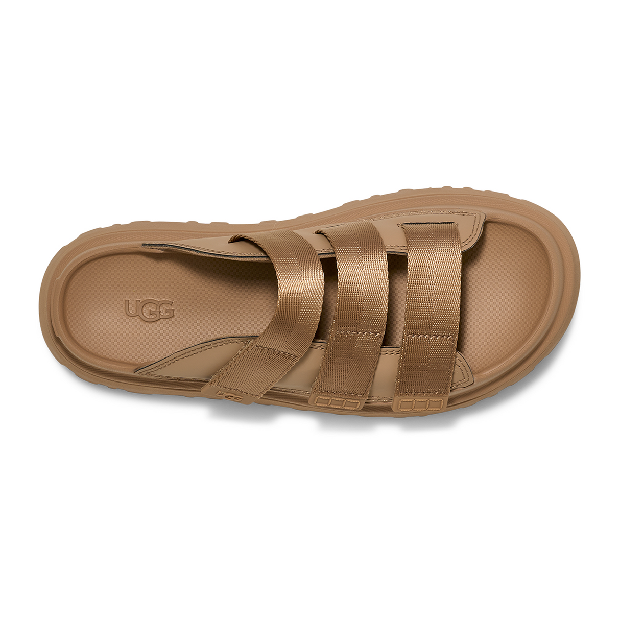UGG® GoldenGlow Slide (Women) - Dark Sand Sandal - Slide - The Heel Shoe Fitters