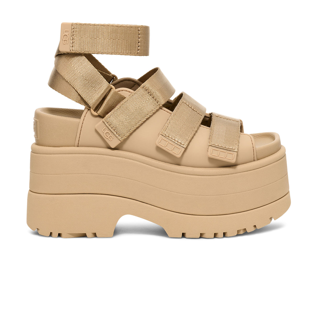 UGG® GoldenRise (Women) - Mustard Seed Sandal - Heel/Wedge - The Heel Shoe Fitters