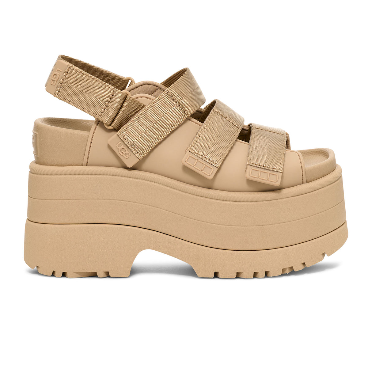 UGG® GoldenRise (Women) - Mustard Seed Sandal - Heel/Wedge - The Heel Shoe Fitters