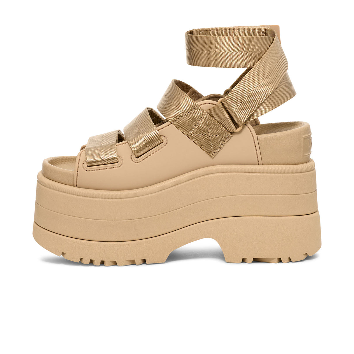 UGG® GoldenRise (Women) - Mustard Seed Sandal - Heel/Wedge - The Heel Shoe Fitters