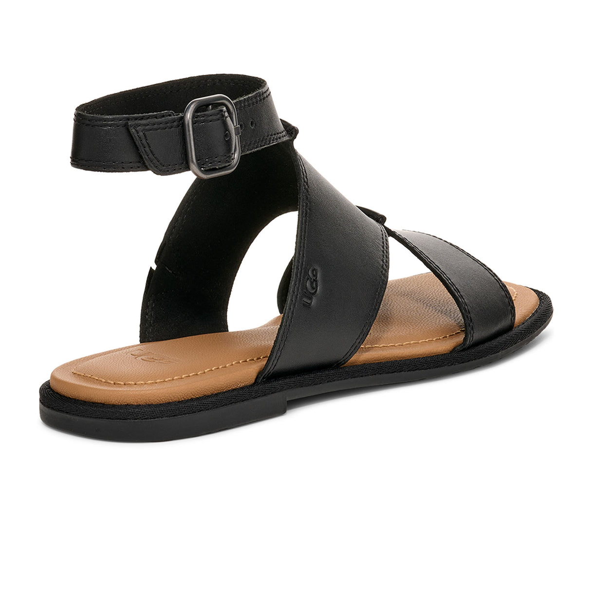 UGG® Delray (Women) - Black Sandal - Backstrap - The Heel Shoe Fitters