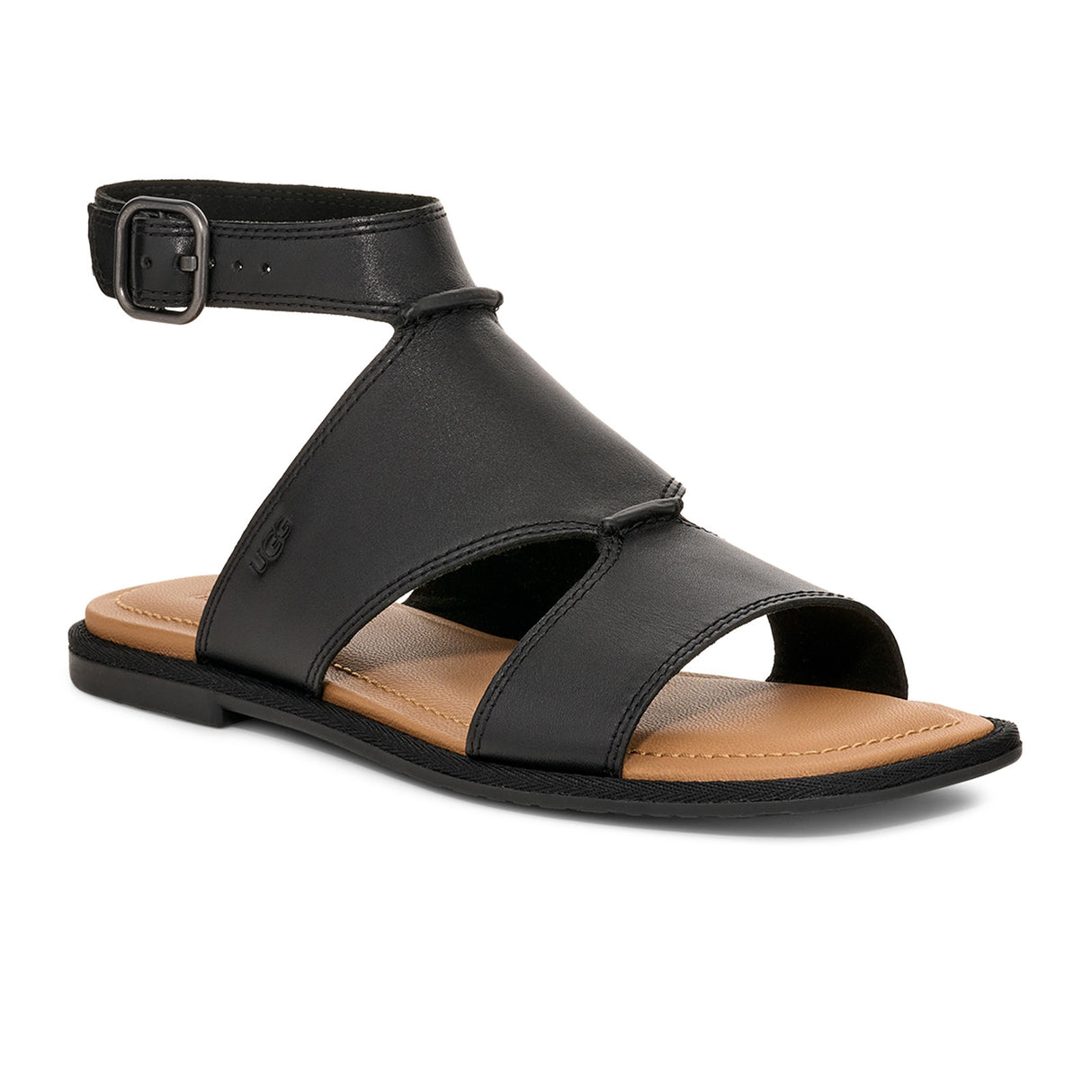UGG® Delray (Women) - Black Sandal - Backstrap - The Heel Shoe Fitters