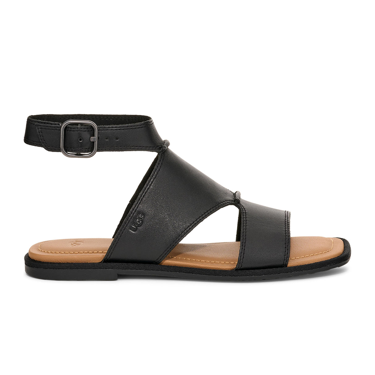 UGG® Delray (Women) - Black Sandal - Backstrap - The Heel Shoe Fitters