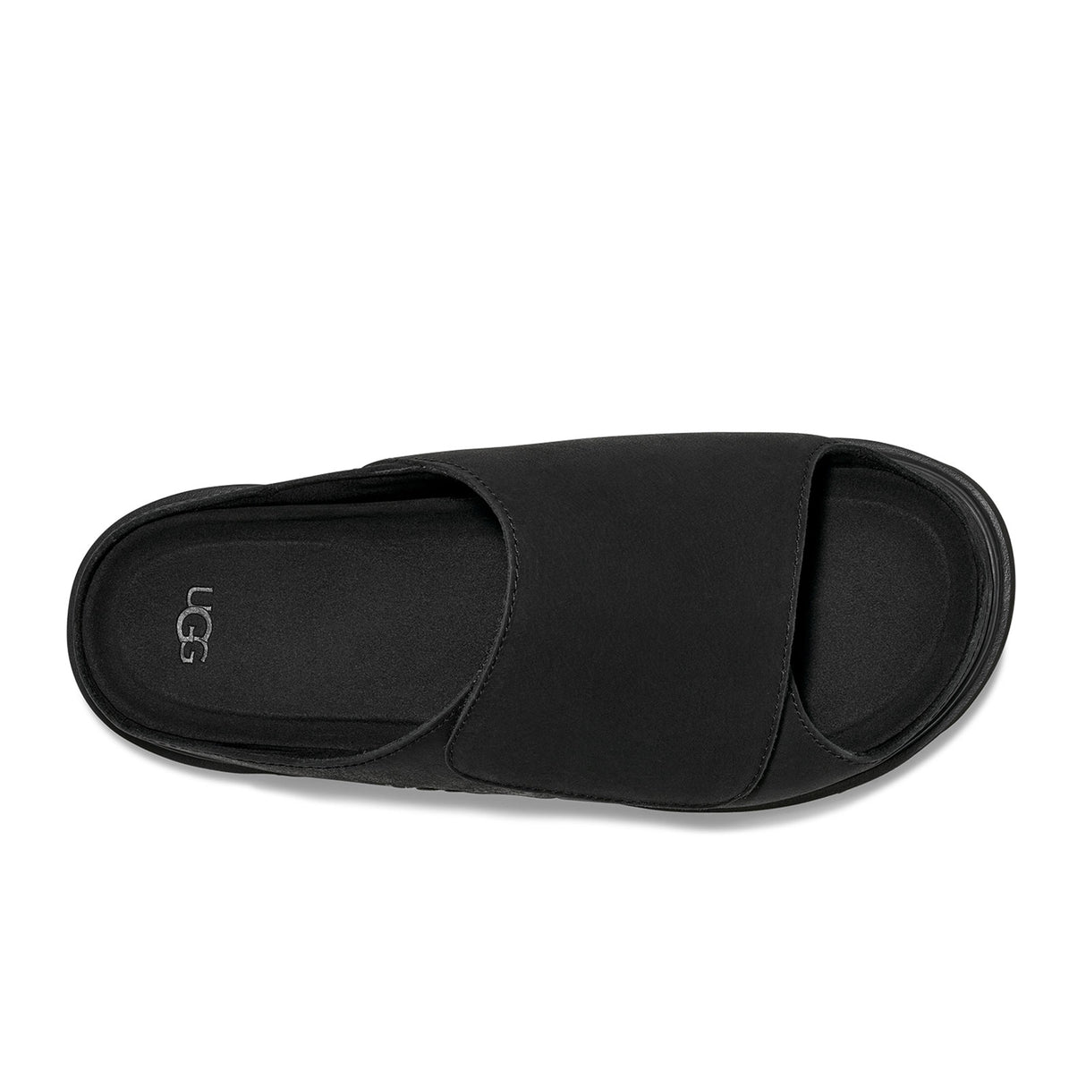 UGG® Solano Slide (Men) - Black Sandal - Slide - The Heel Shoe Fitters