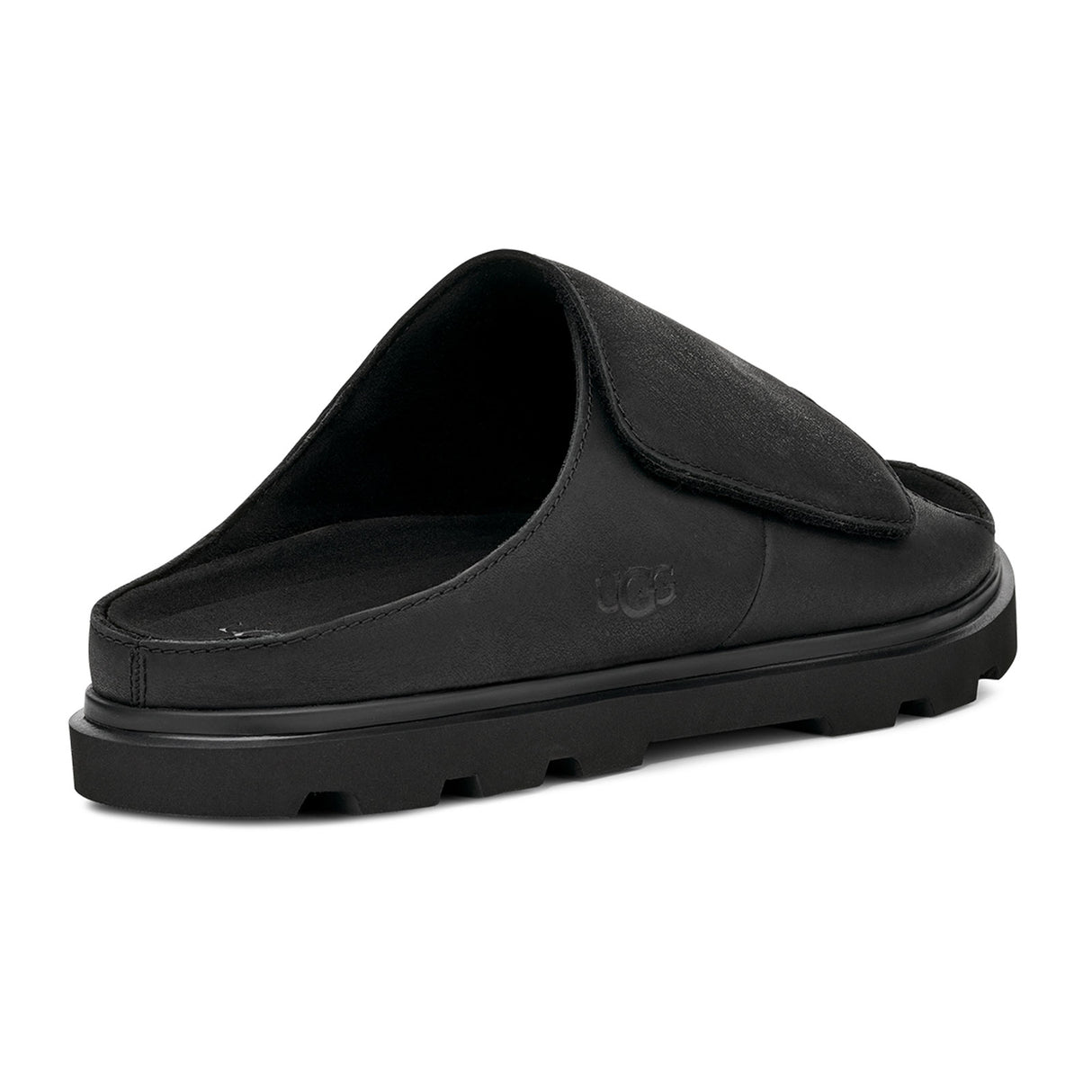 UGG® Solano Slide (Men) - Black Sandal - Slide - The Heel Shoe Fitters