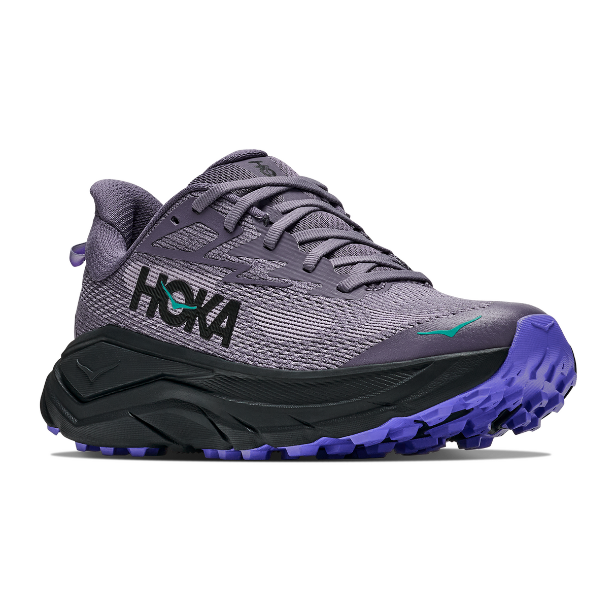 Hoka Challenger 8 Trail Running Shoe (Women) - Purple Fog/Black