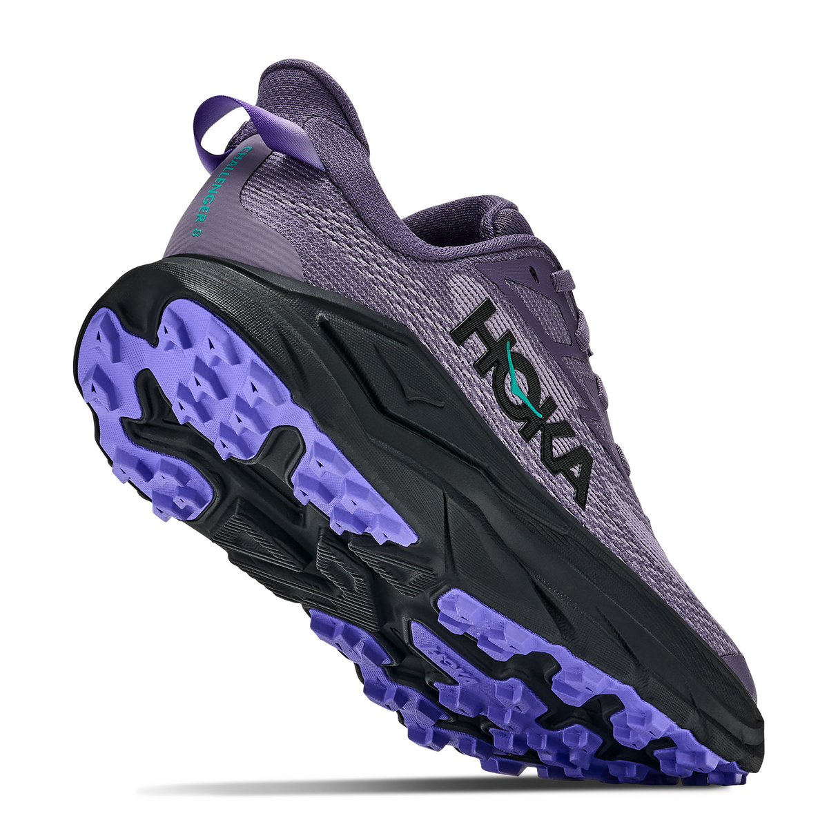 Hoka Challenger 8 Trail Running Shoe (Women) - Purple Fog/Black