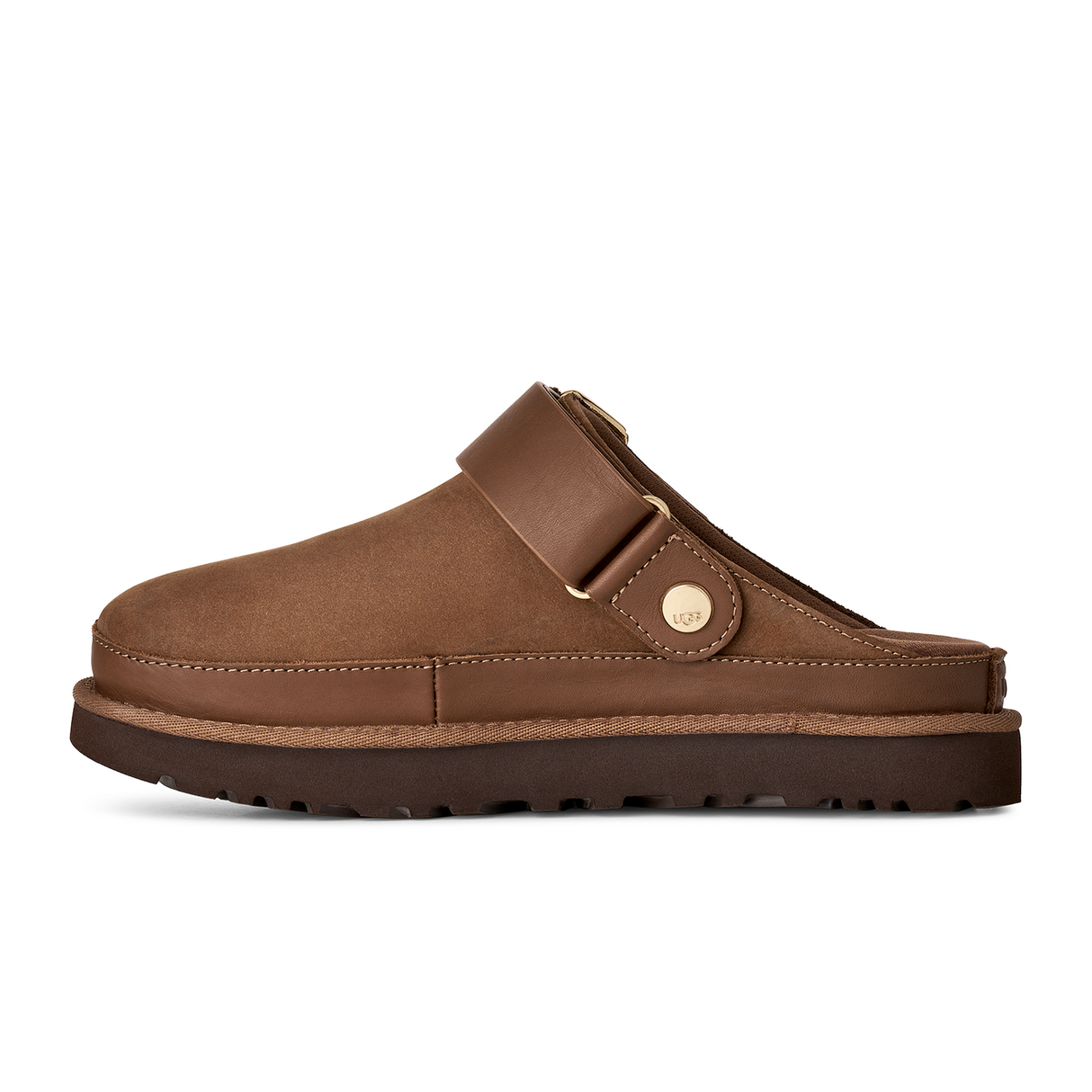 UGG® GoldenStar Villa Clog (Women) - Dark Chestnut