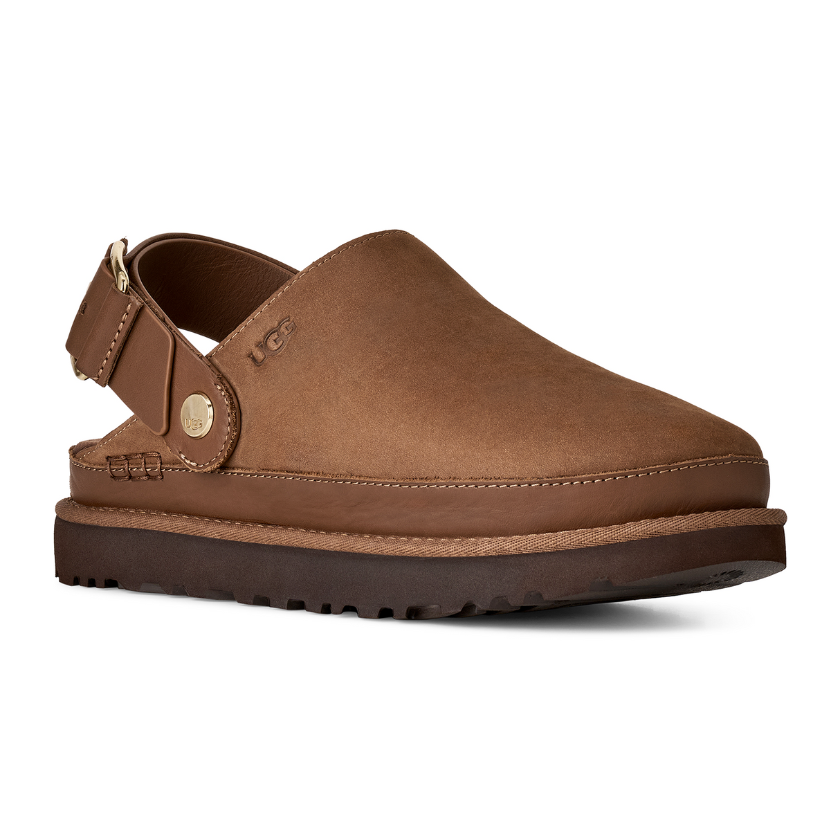 UGG® GoldenStar Villa Clog (Women) - Dark Chestnut