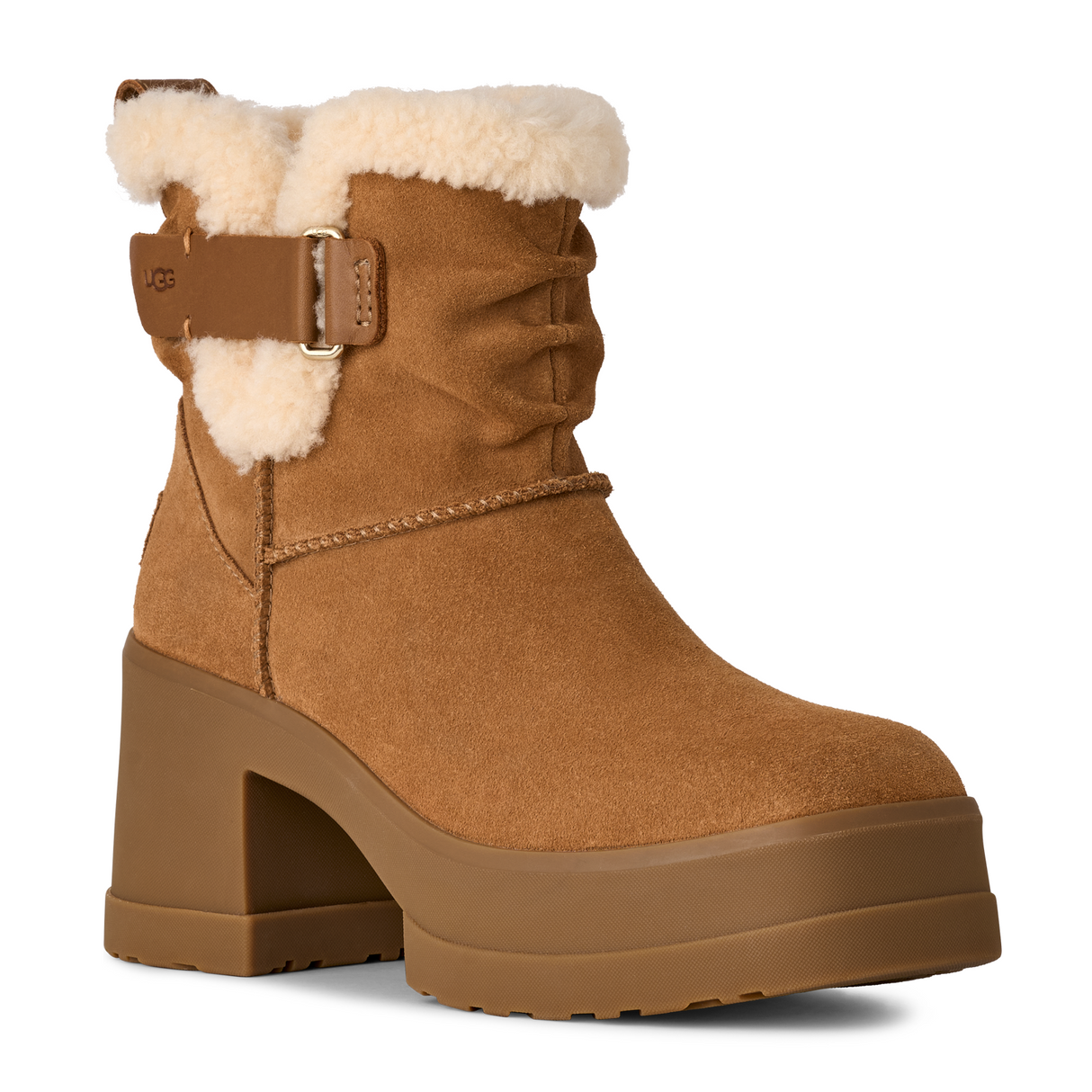 UGG® Moxy Pull On (Women) - Chestnut Boots - Casual - Mid - The Heel Shoe Fitters