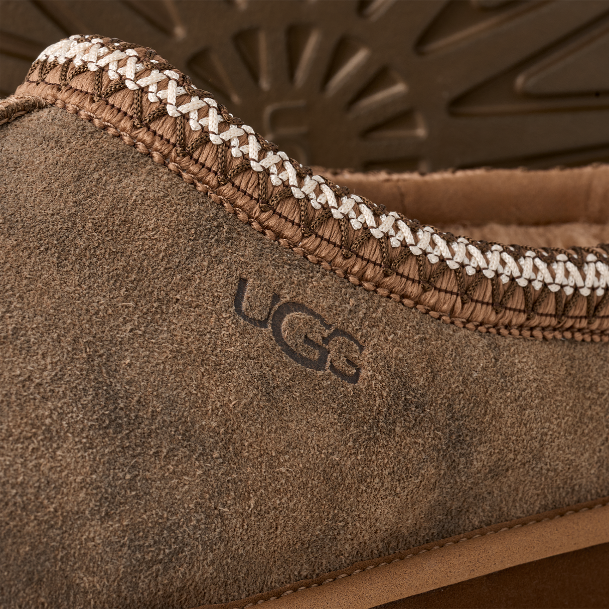 UGG® Tasman Baxter (Men) - Chestnut Dress-Casual - Slipper - The Heel Shoe Fitters