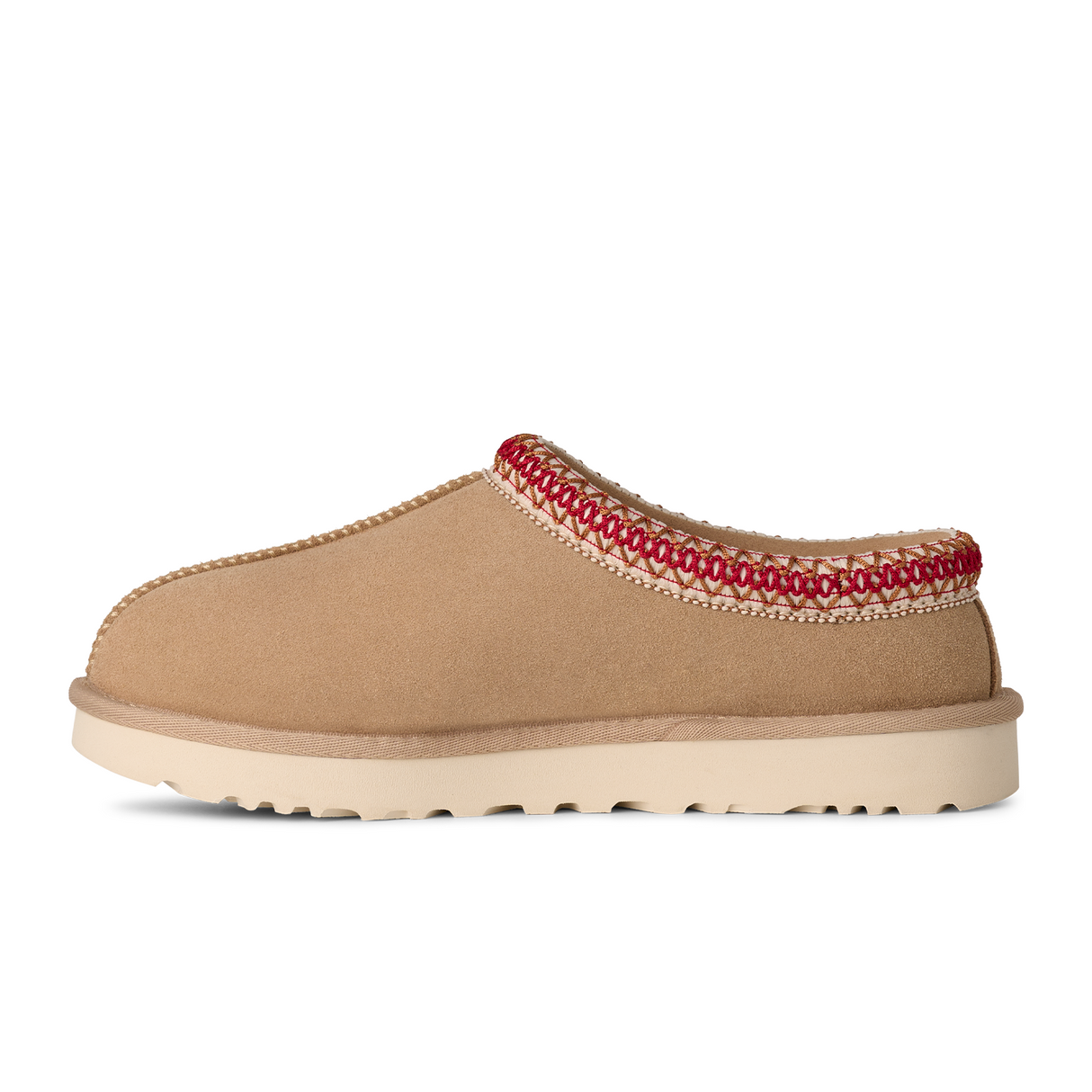 UGG® Tasman II (Women) - Sand/Dark Cherry Dress-Casual - Slipper - The Heel Shoe Fitters