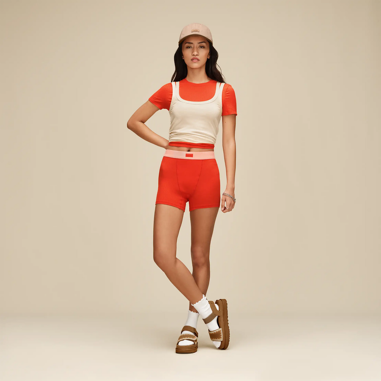 UGG® GoldenStar Artistitch (Women) - Chestnut