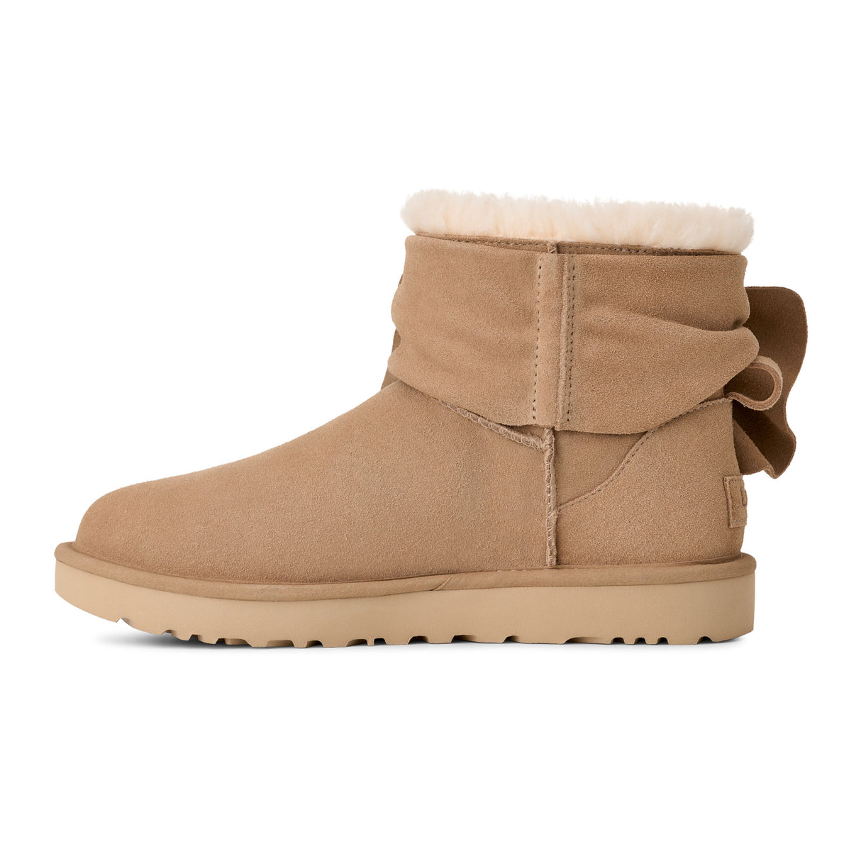 UGG® Classic Mini Bow (Women) - Sand Boots - Casual - Low - The Heel Shoe Fitters