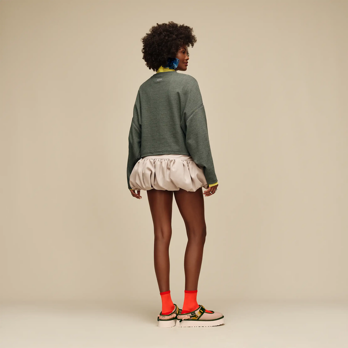 UGG® Hayvie Crewneck (Women) - Green Grey Apparel - Top - Long Sleeve - The Heel Shoe Fitters