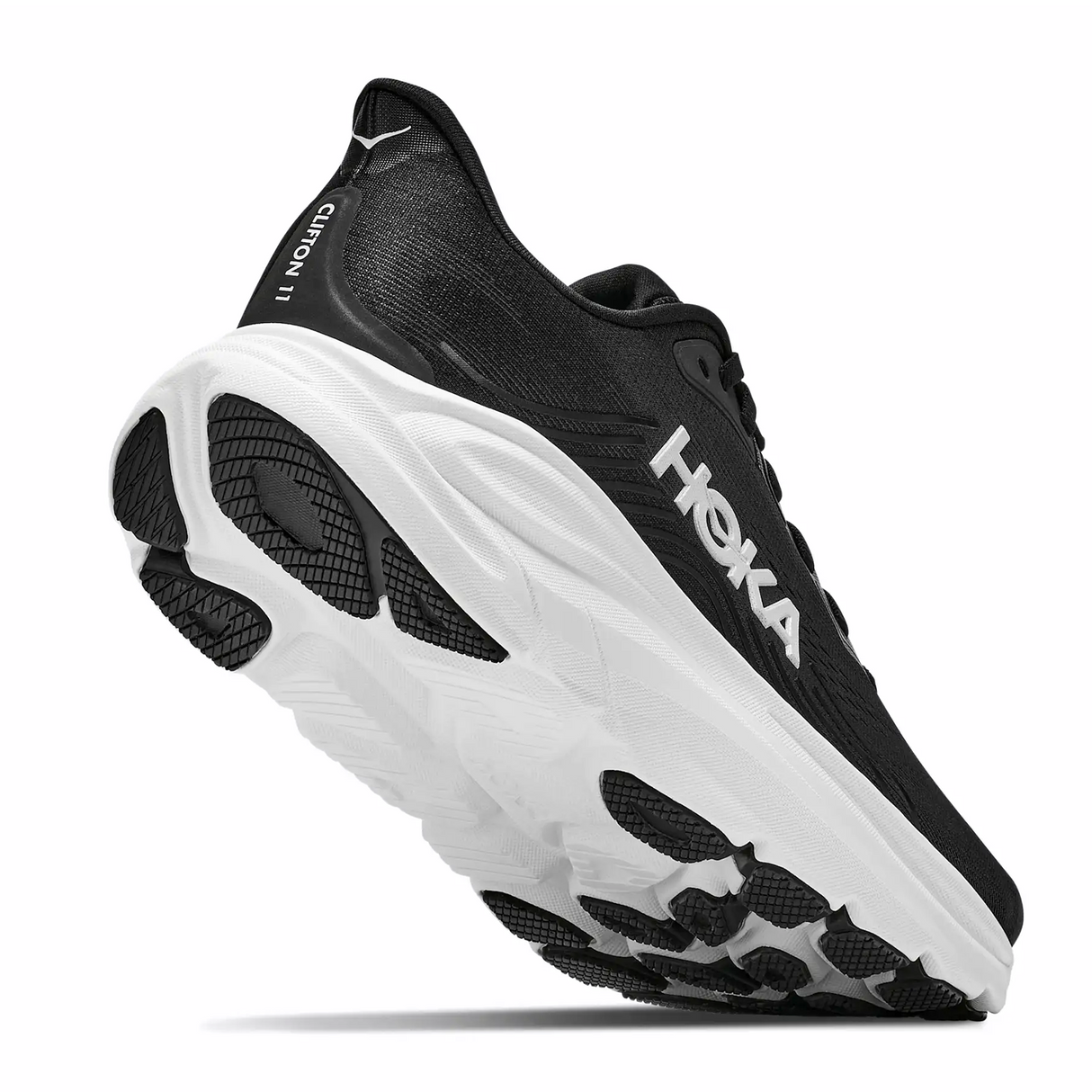 Hoka Clifton 11 Running Shoe (Men) - Black/White