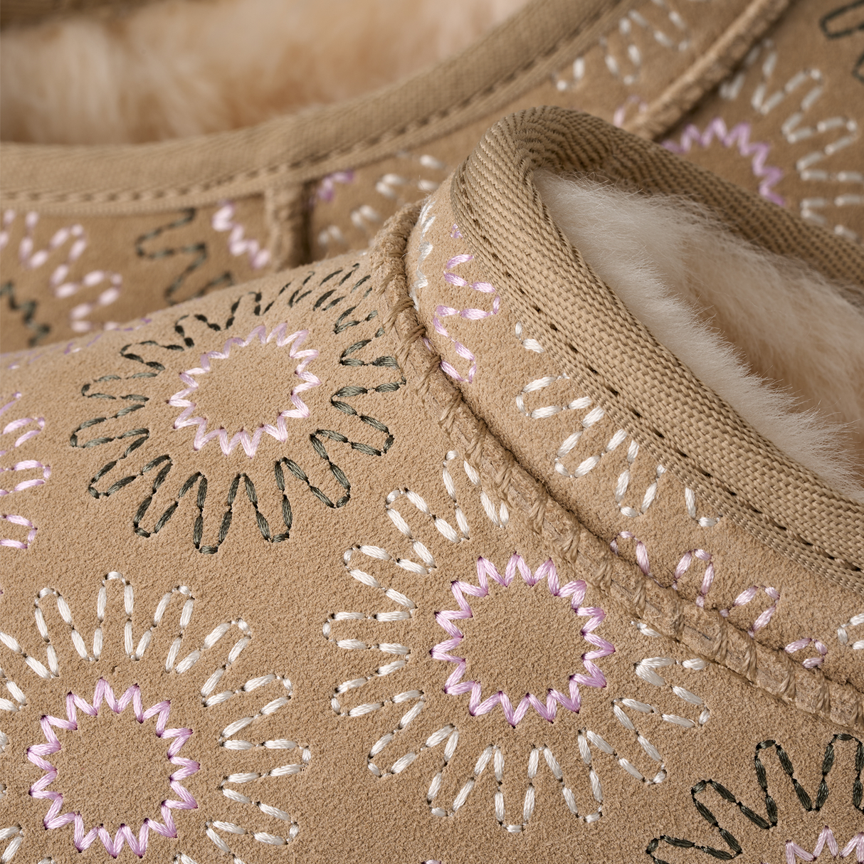 UGG® Classic Micro Sun Stitch (Women) - Mustard Seed Boots - Casual - Low - The Heel Shoe Fitters