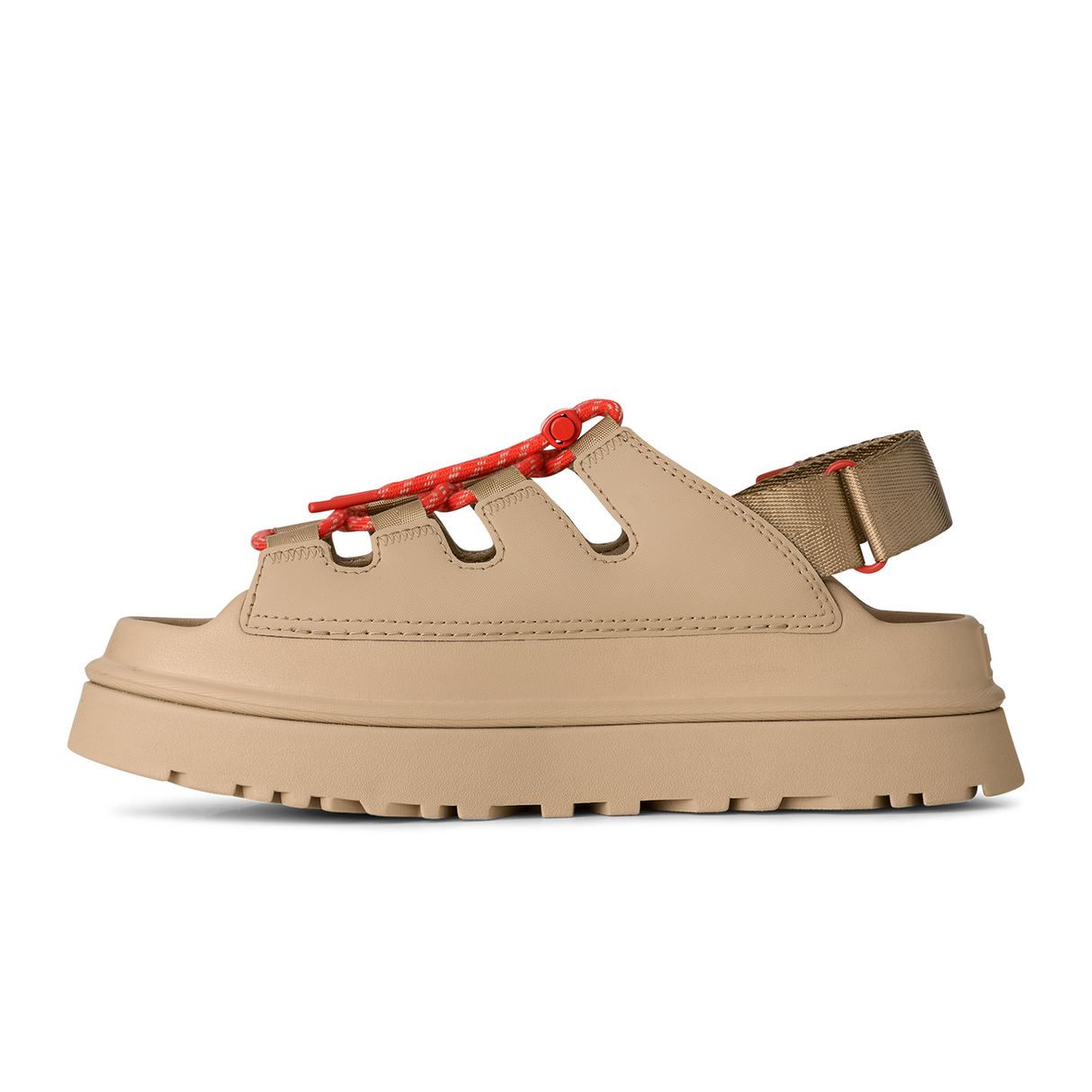 UGG® GoldenGlow Toggle (Women) - Mustard Seed Sandal - Backstrap - The Heel Shoe Fitters