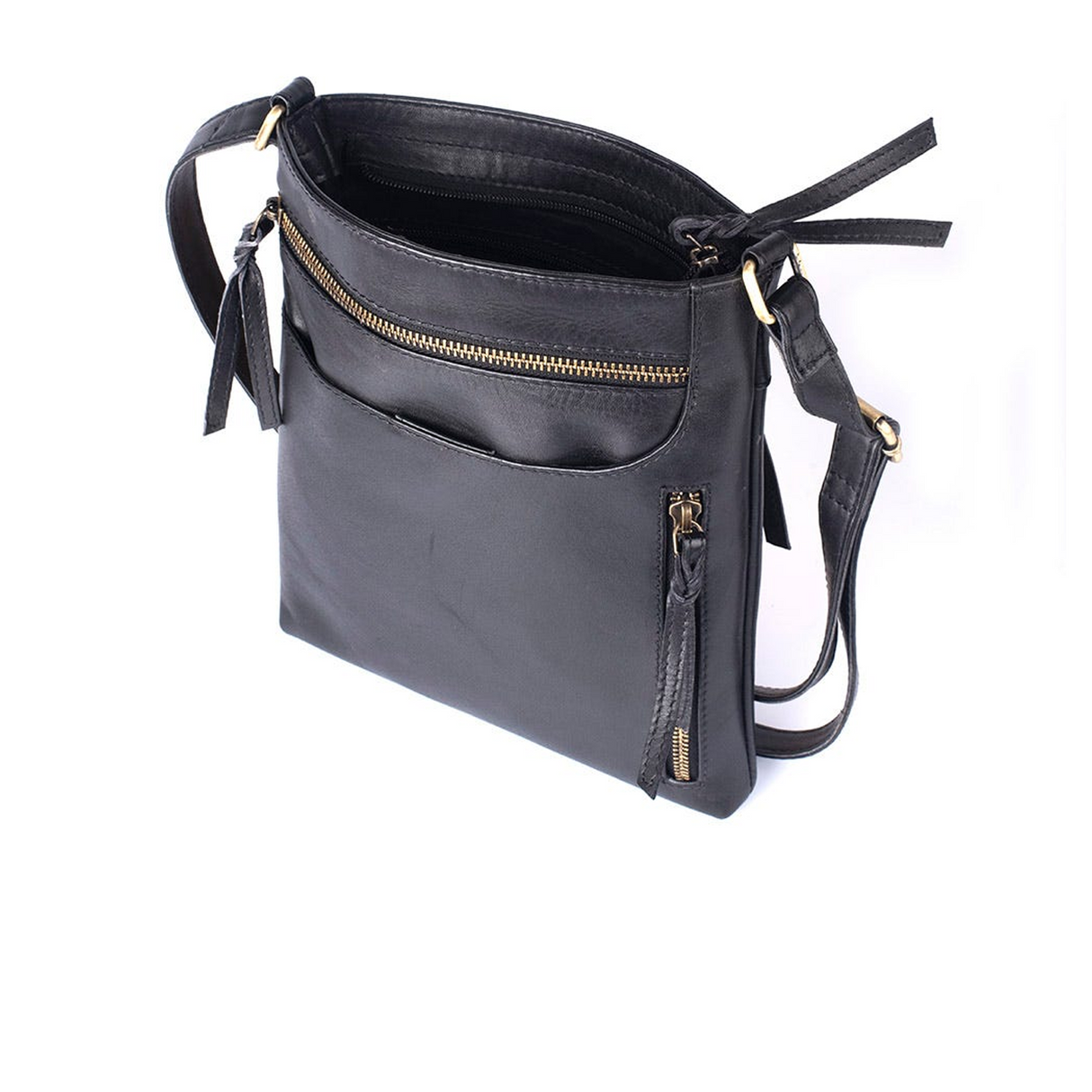 Milo Edith Crossbody Bag - Black Leather Accessories - Bags - Crossbody - The Heel Shoe Fitters