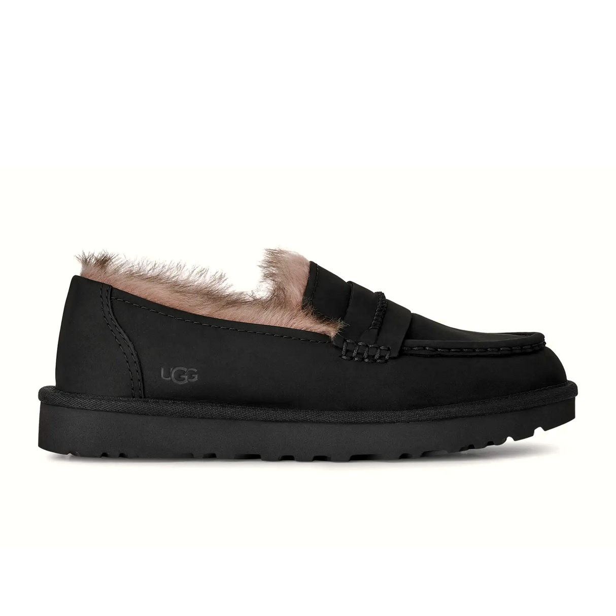 UGG® Ellis Nubuck Loafer (Women) - Black