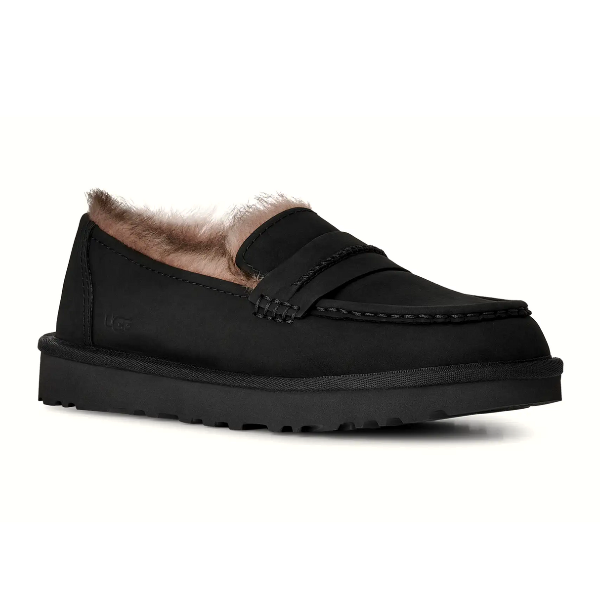 UGG® Ellis Nubuck Loafer (Women) - Black
