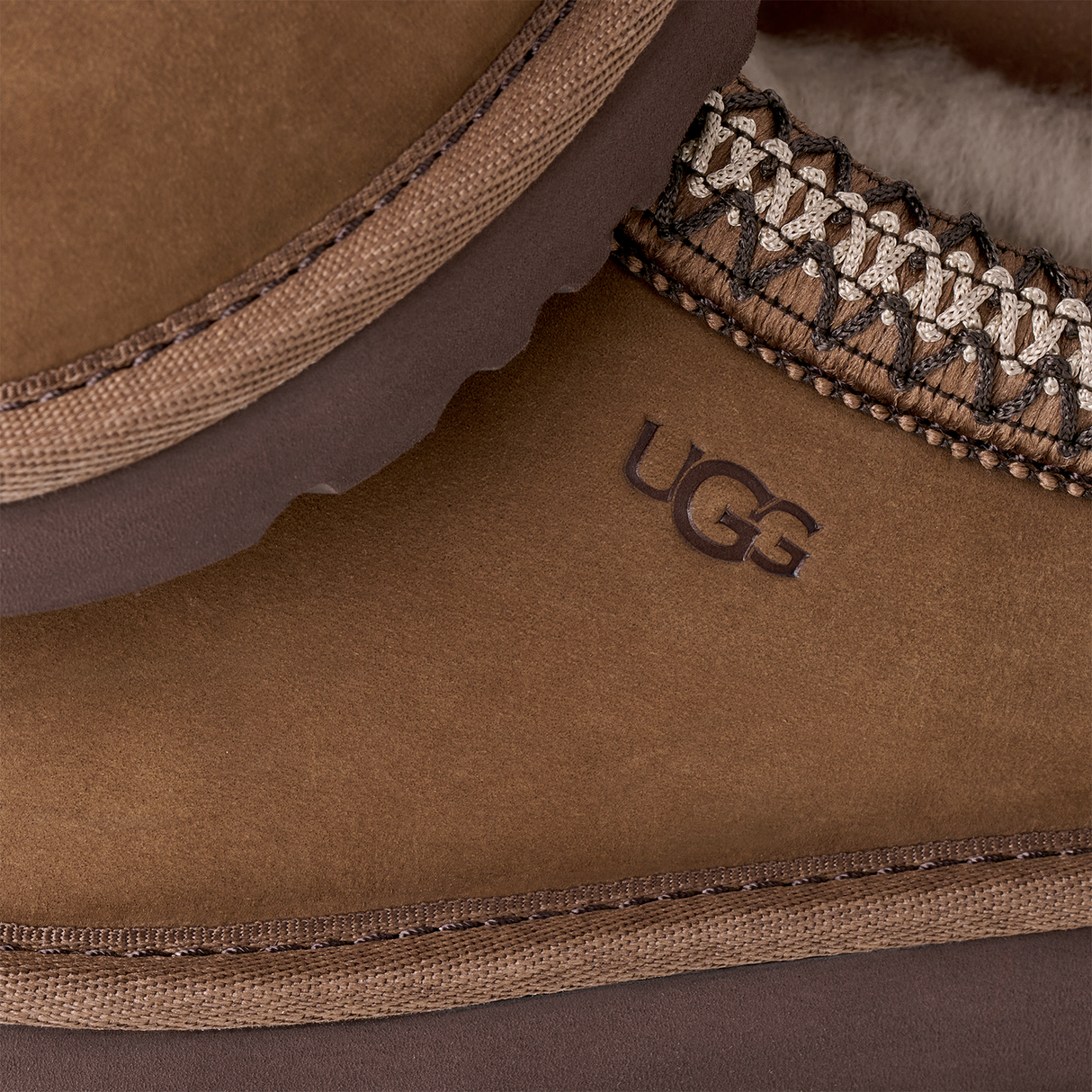 UGG® Tasman Nubuck (Women) - Dark Chestnut