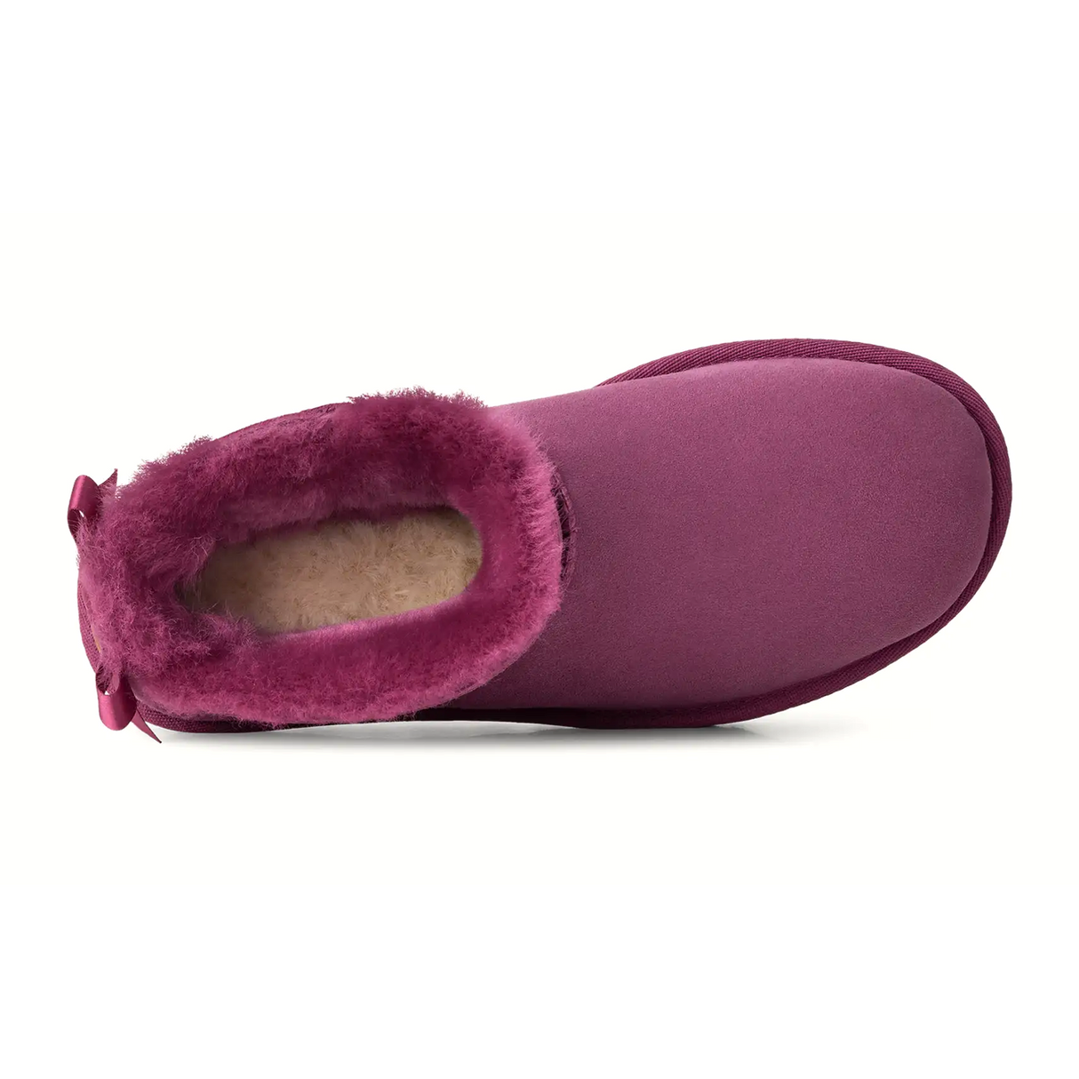 UGG® Classic Ultra Mini Bailey Bow (Women) - Dark Winterberry