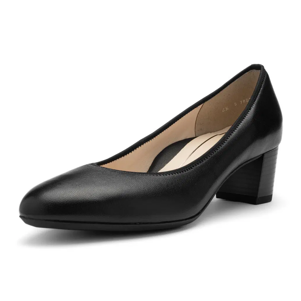 Ara Kendall Pump (Women) - Black Nappa