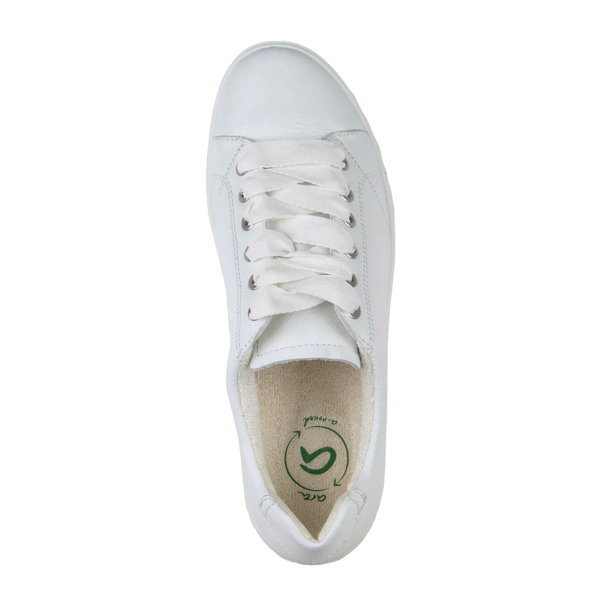 Ara Alexandria Sneaker (Women) - White Calf Athletic - Casual - Lace Up - The Heel Shoe Fitters