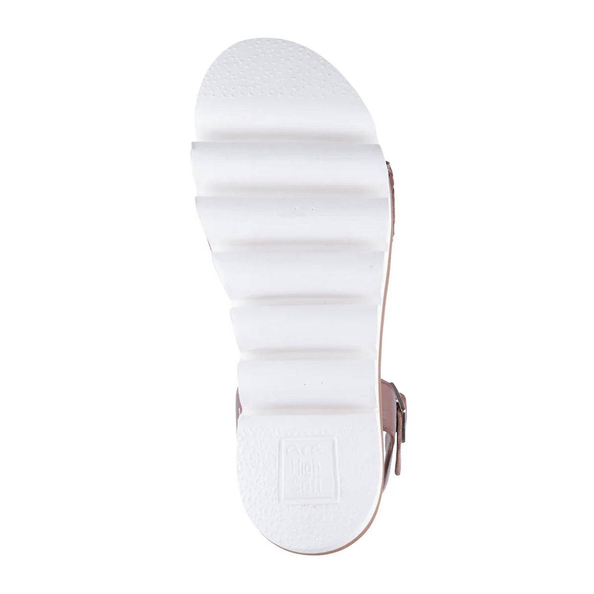 Ara Fresno Platform Sandal (Women) - Cognac Nappa Leather Sandal - Backstrap - The Heel Shoe Fitters