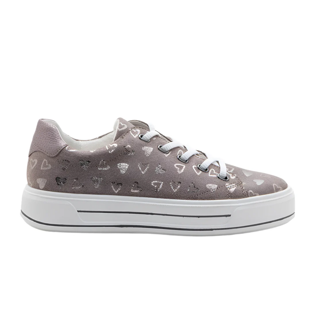 Ara Crystal Sneaker (Women) - Little Hearts Athletic - Casual - Lace Up - The Heel Shoe Fitters