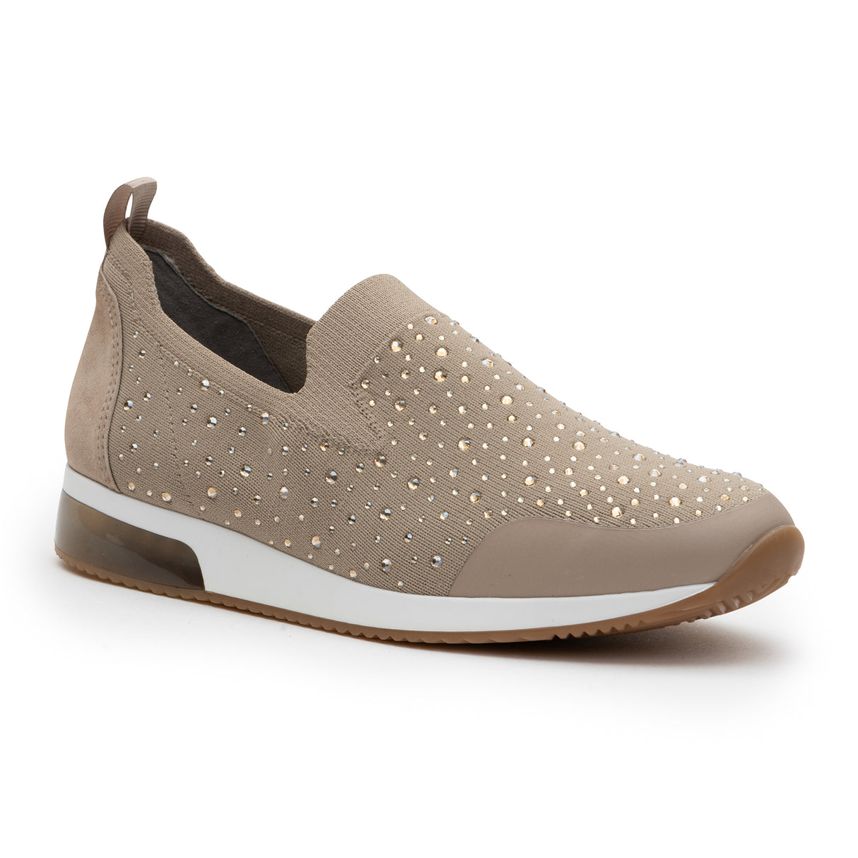 Ara Layton Slip On Sneaker (Women) - Sand with Stones - The Heel Shoe Fitters