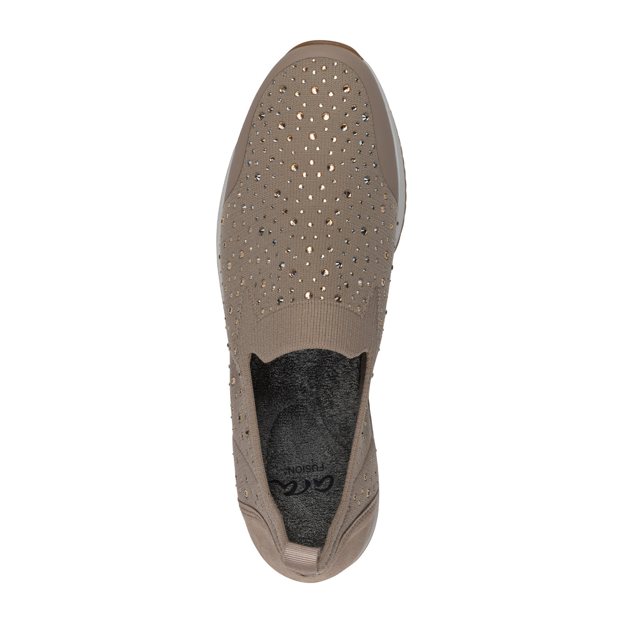 Ara Layton Slip On Sneaker (Women) - Sand with Stones - The Heel Shoe Fitters