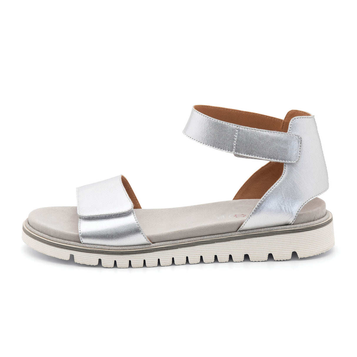 Ara Kasandra Backstrap Sandal (Women) - Silver Metallic Sandal - Backstrap - The Heel Shoe Fitters