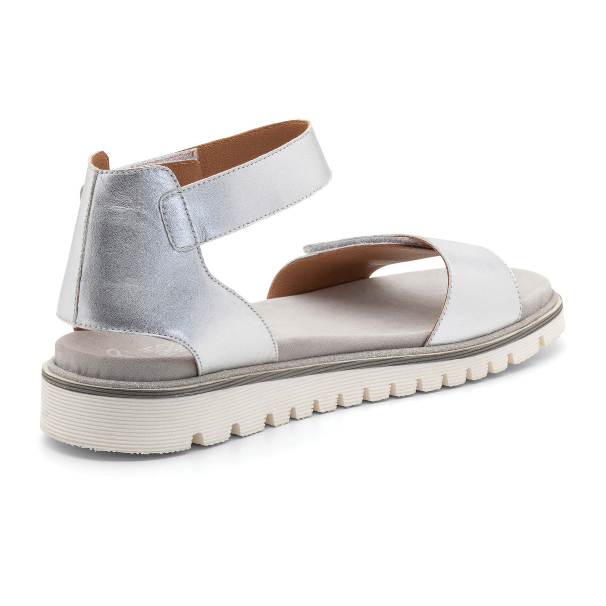 Ara Kasandra Backstrap Sandal (Women) - Silver Metallic Sandal - Backstrap - The Heel Shoe Fitters