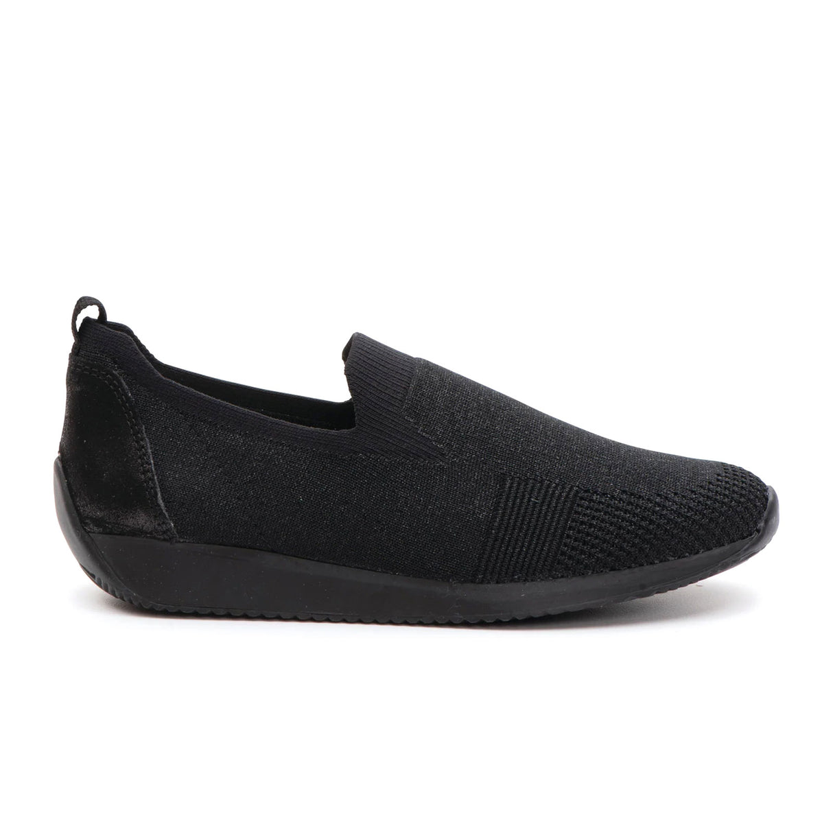 Ara Leena Slip On (Women) - Black Wovenstretch Dress-Casual - Slip On - The Heel Shoe Fitters