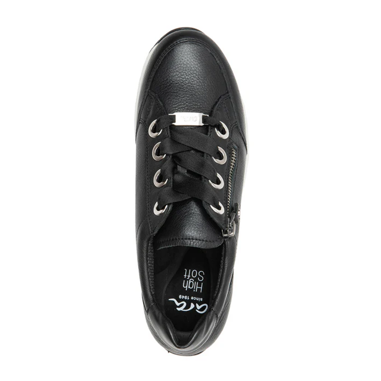 Ara Ollie Side Zip Lace Up Sneaker (Women) Athletic - Casual - Lace Up - The Heel Shoe Fitters