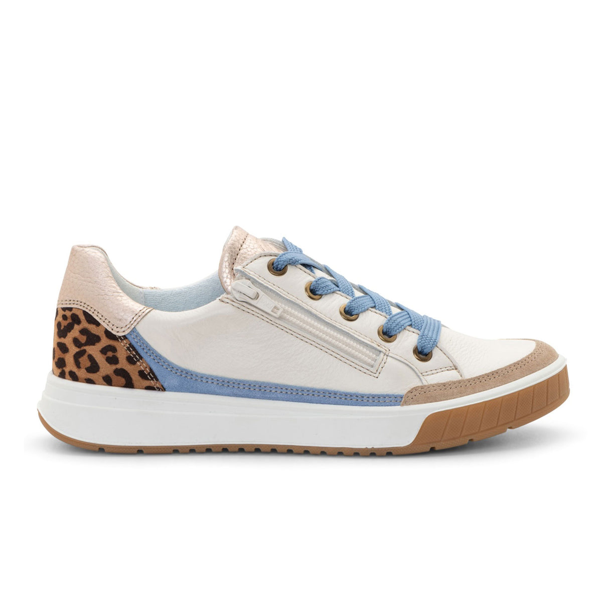 Ara Rio Sneaker (Women) - White Multi Athletic - Casual - Lace Up - The Heel Shoe Fitters